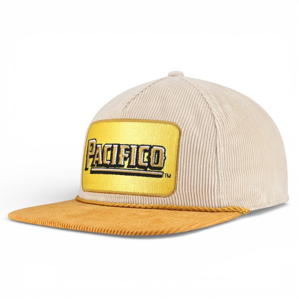 Pacifico Corduroy Rope Hat Golf Beer Beach Adjustable‎ Snapback Cap NEW